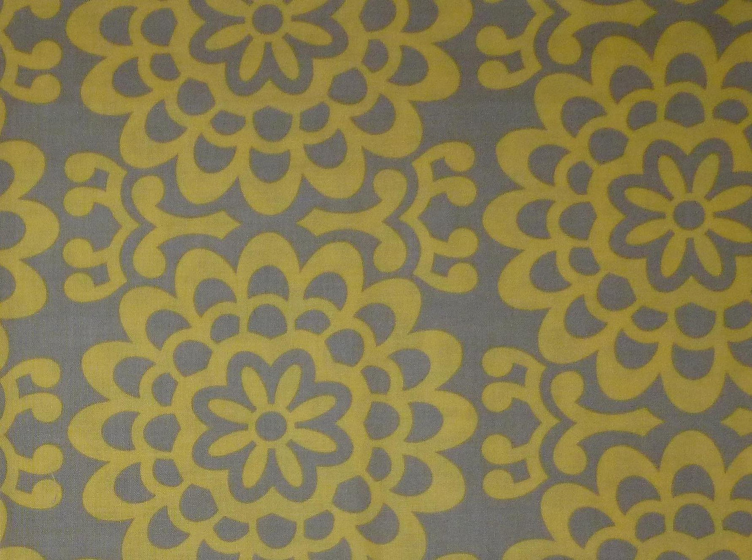 Grey And Yellow Lotus Flower Wallpaper Print By Starsprinklez