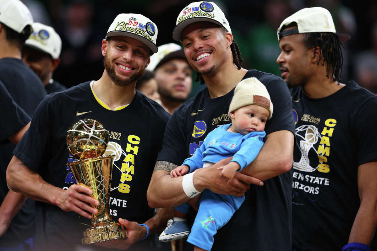 Warriors Kids Steal The Show As Golden State Celebrates Nba Title