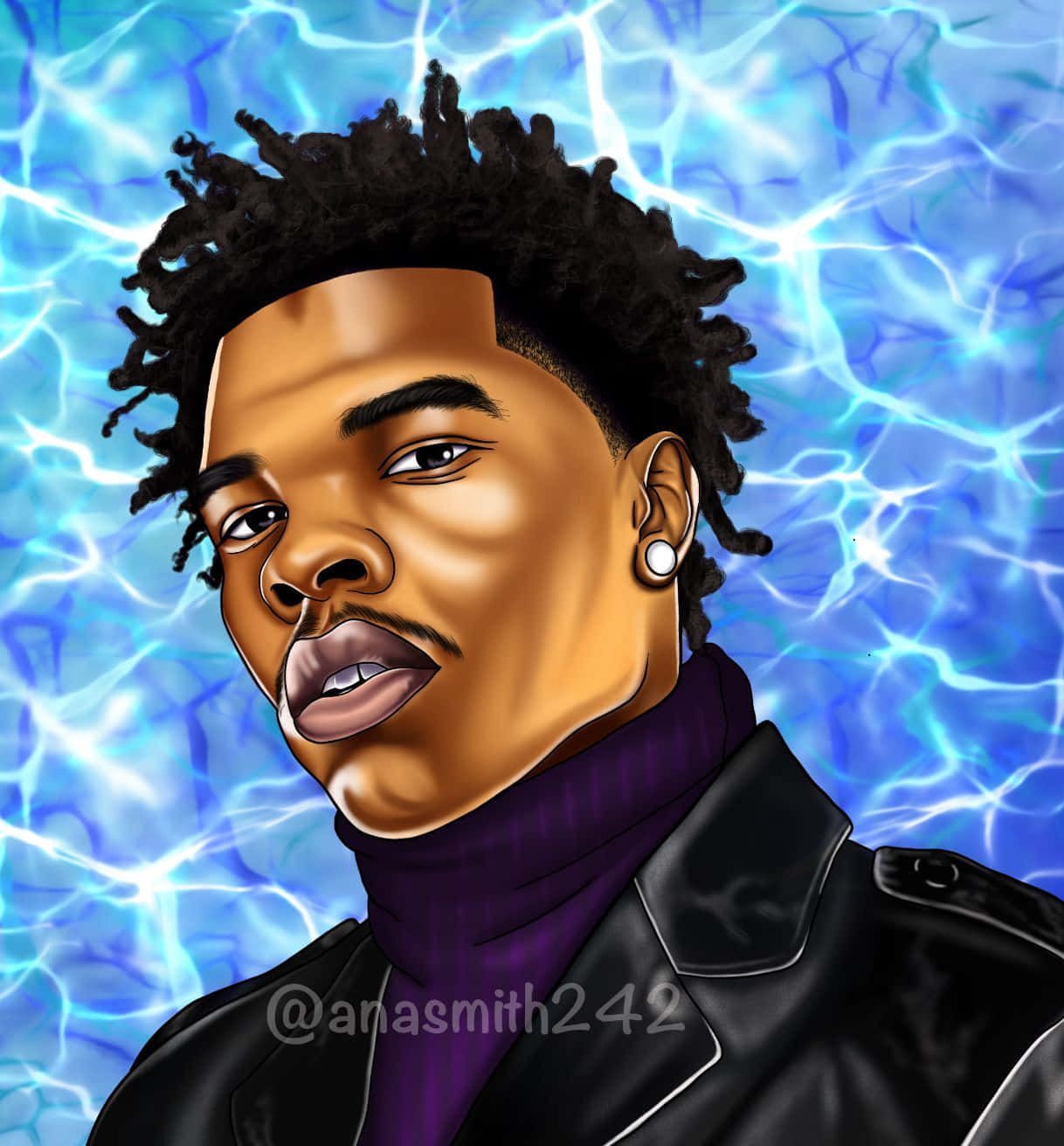 Welcome To The World Of Lil Baby Cartoon Wallpaper