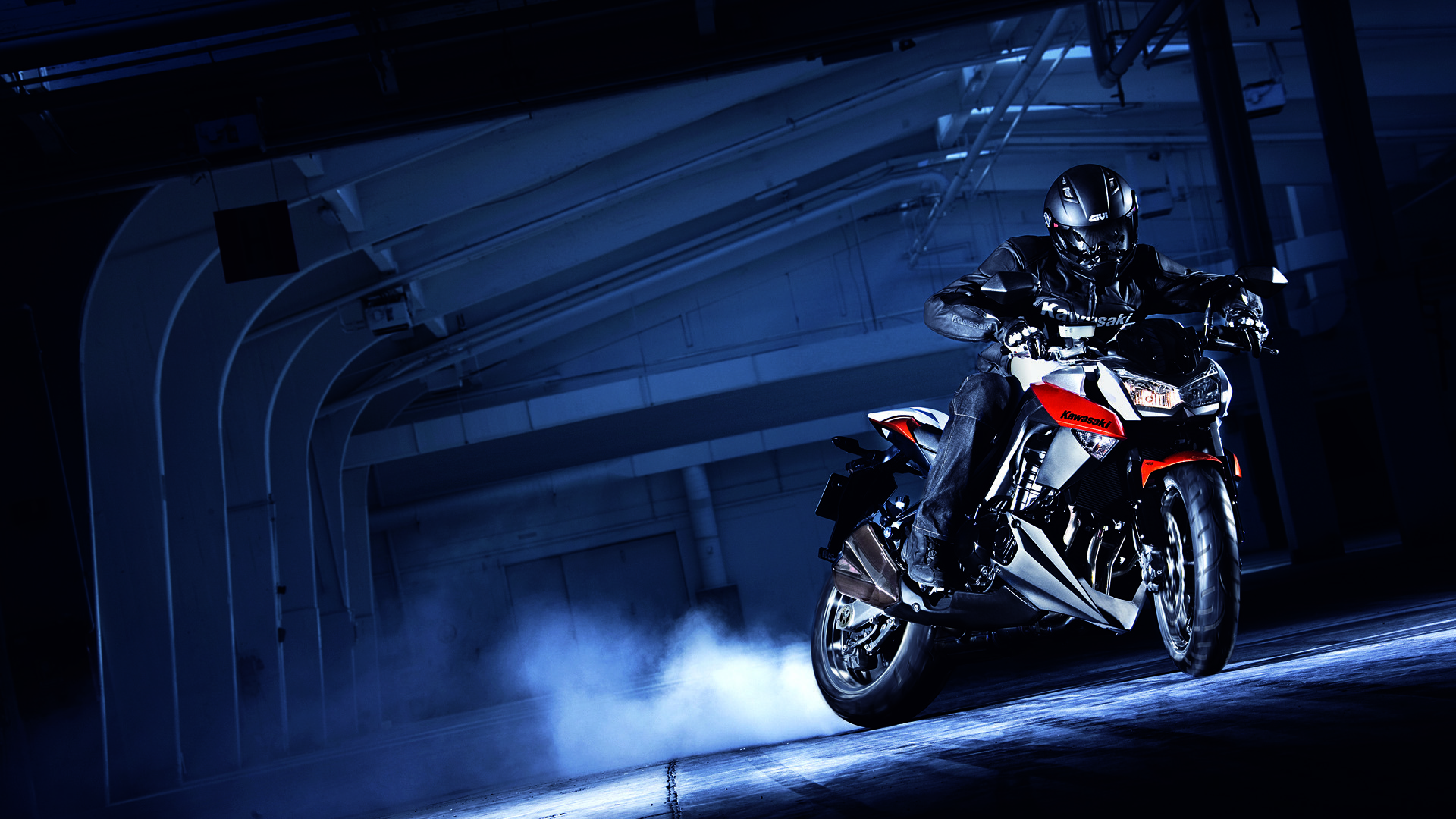 Wallpaper Kawasaki Street Fighter Motorcycle Moto Slip Desktop
