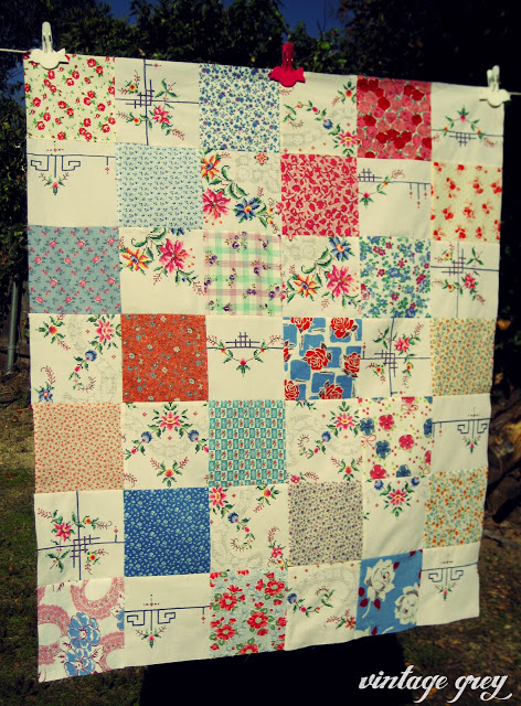Two Patchwork Quilt Tops Wallpaper