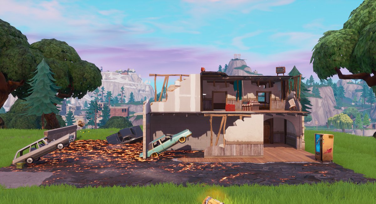Leaked Image Of Tilted Towers And Retail Row Buildings After