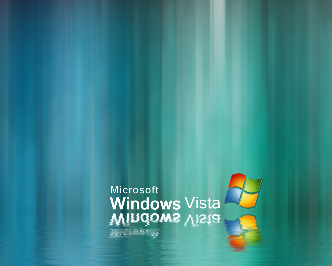 Windows Vista Water Reflection Wallpaper Geekpedia