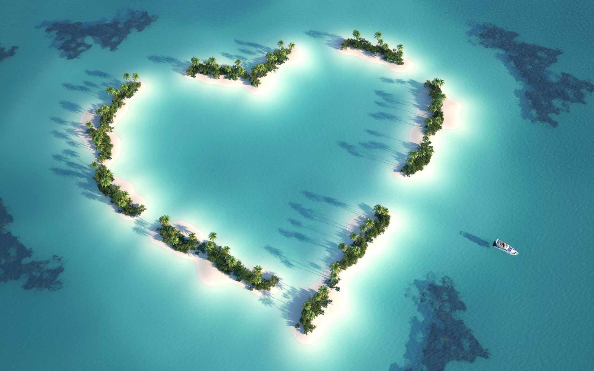 Beautiful Love Island HD Wallpaper For Desktop