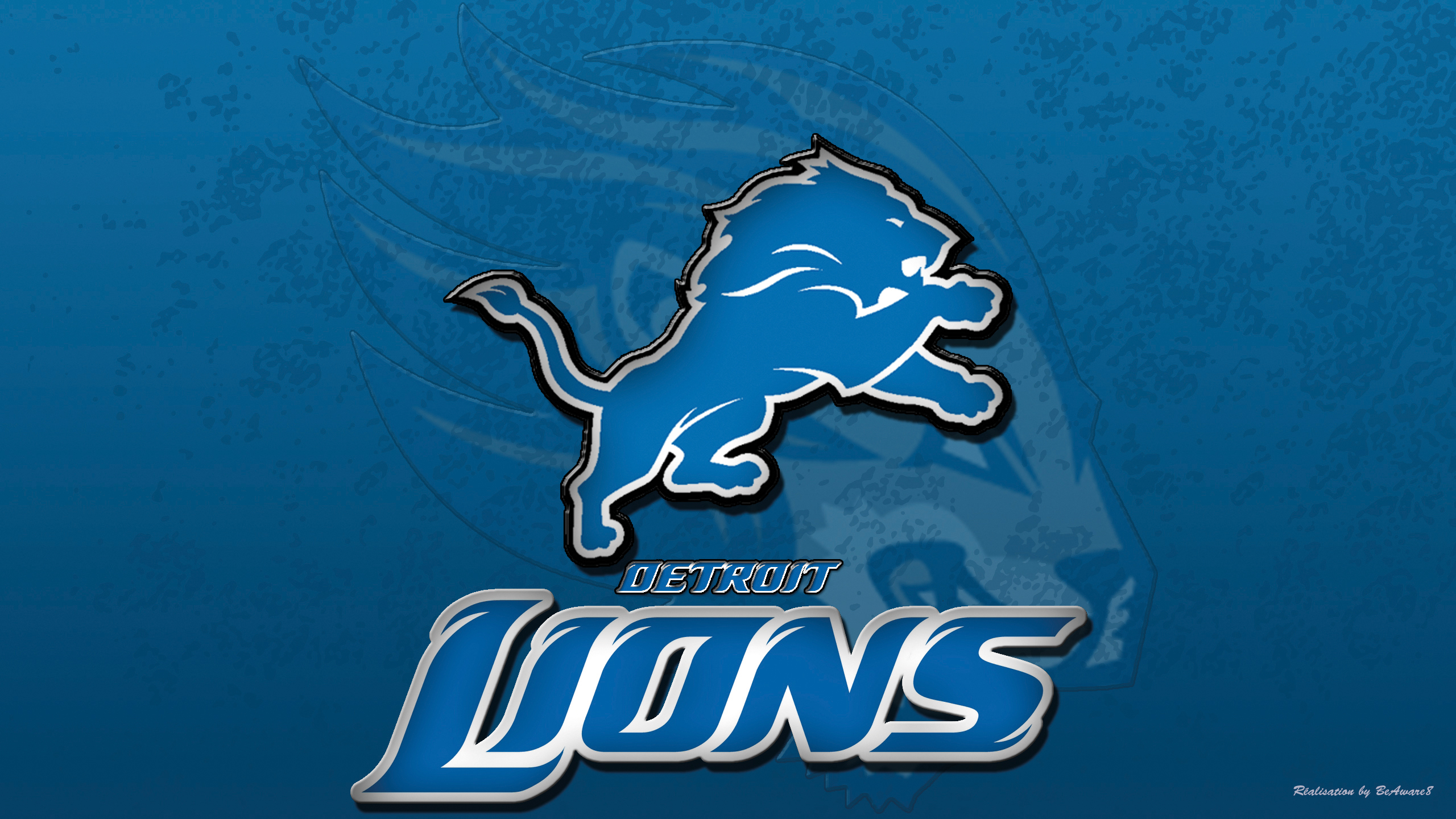 Detroit Lions Logo HD Image For Gadget Background