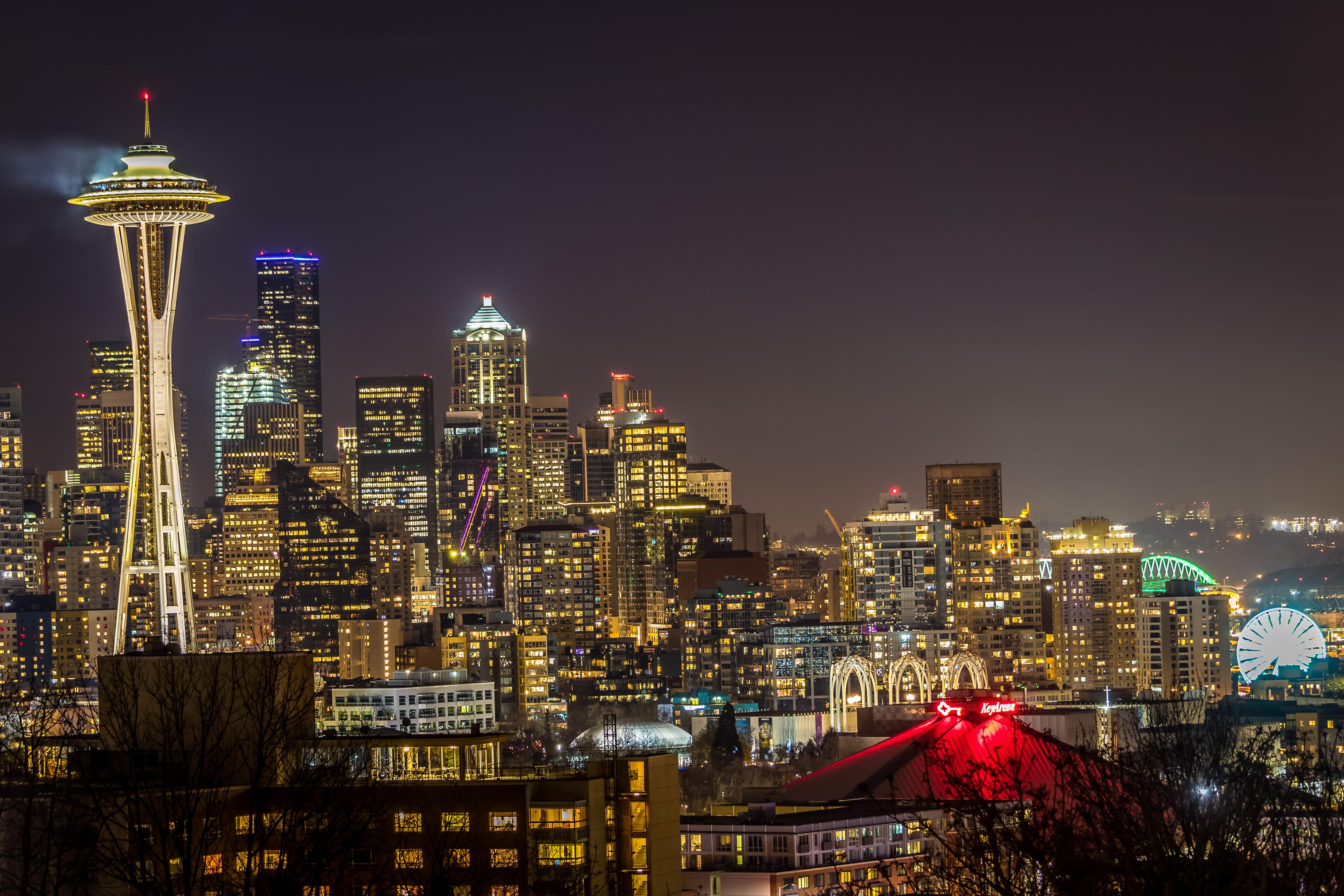 Seattle Skyline Wallpaper HD