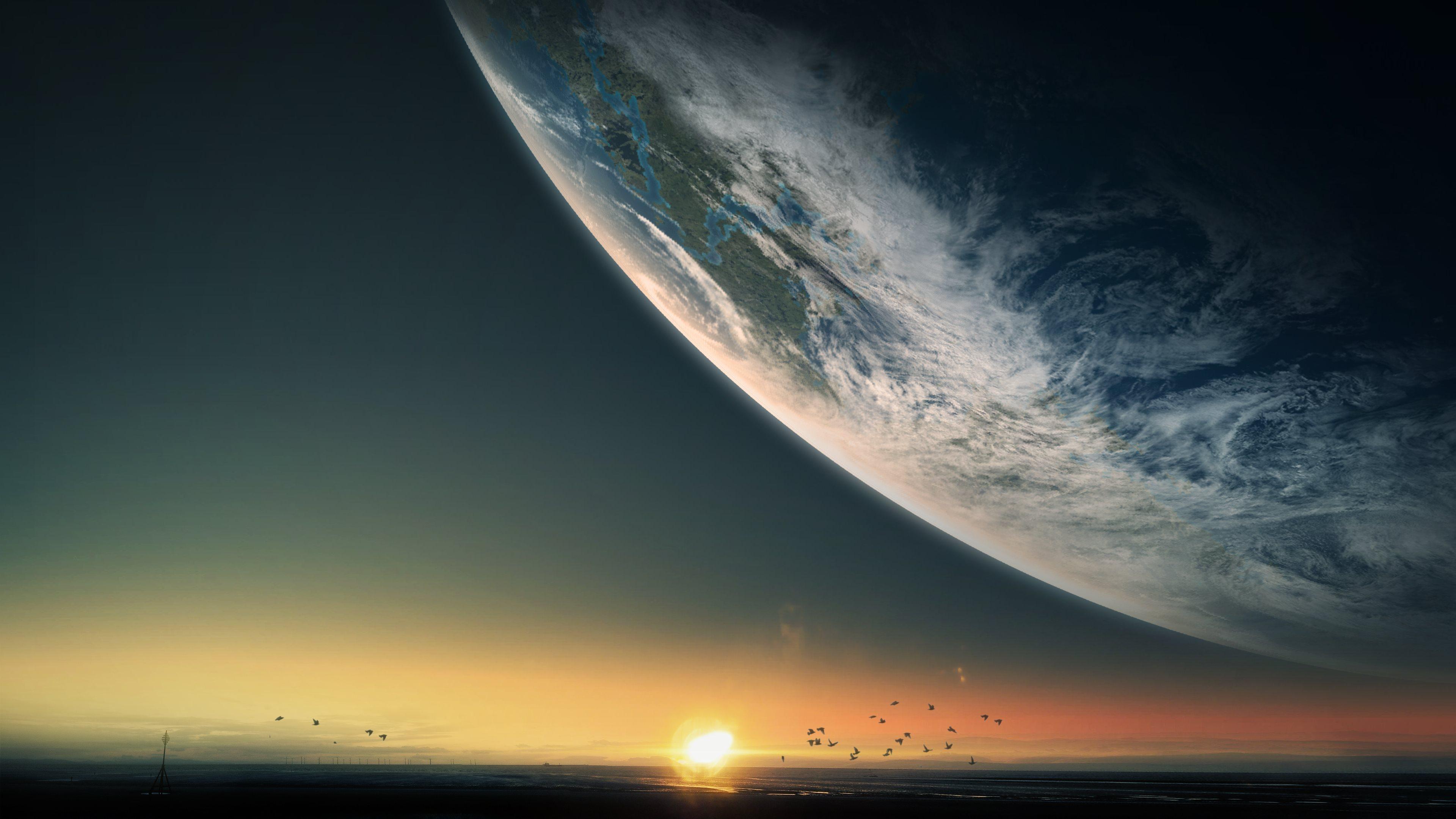 Sci Fi Planet 4k Ultra HD Wallpaper