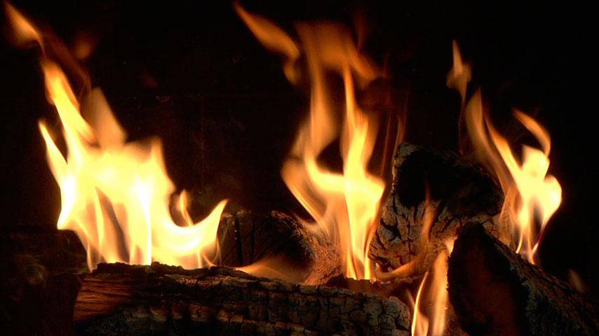 Wallpaper Background Crackling Fire Provides Soothing Relaxing