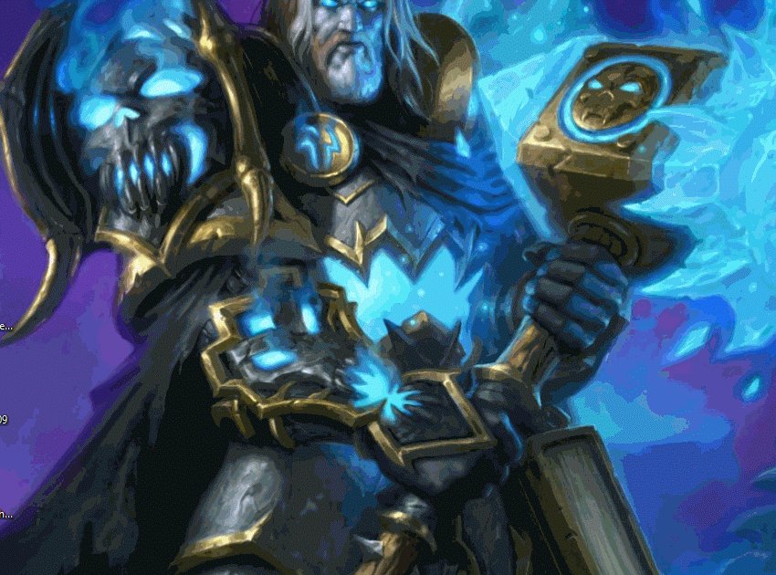 Wallpaper Engine On Hearthstone Uther Of The Ebon Blade