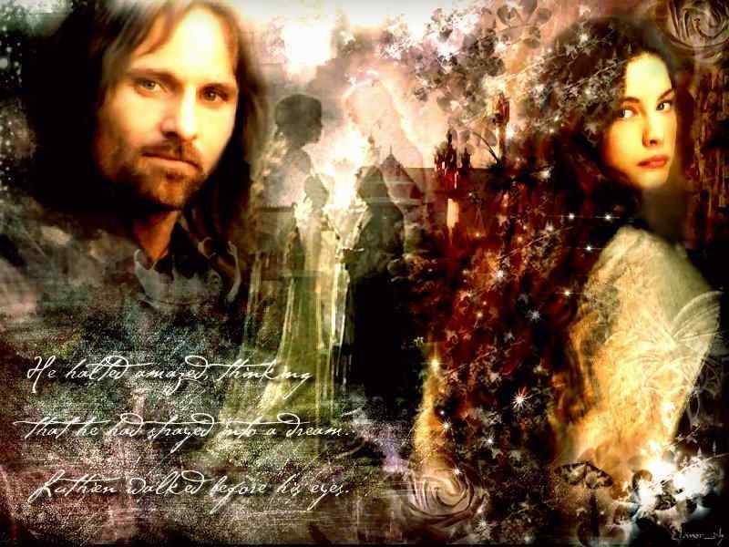 Aragorn And Arwen Wallpaper
