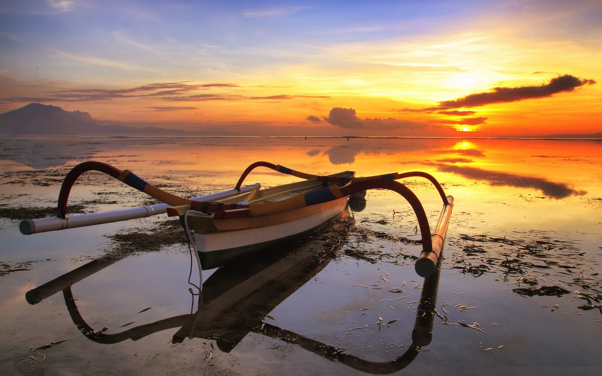 Boat Google Wallpaper Sunset Chinese Fishing Background