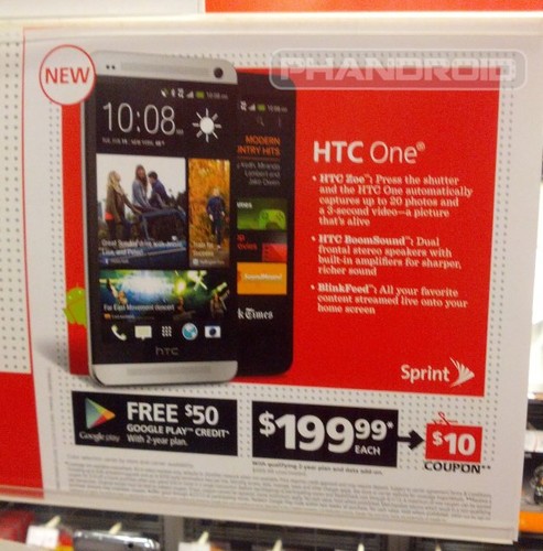 Htc One Signs Sighted In Radioshack Hint At Google Play Gift Card