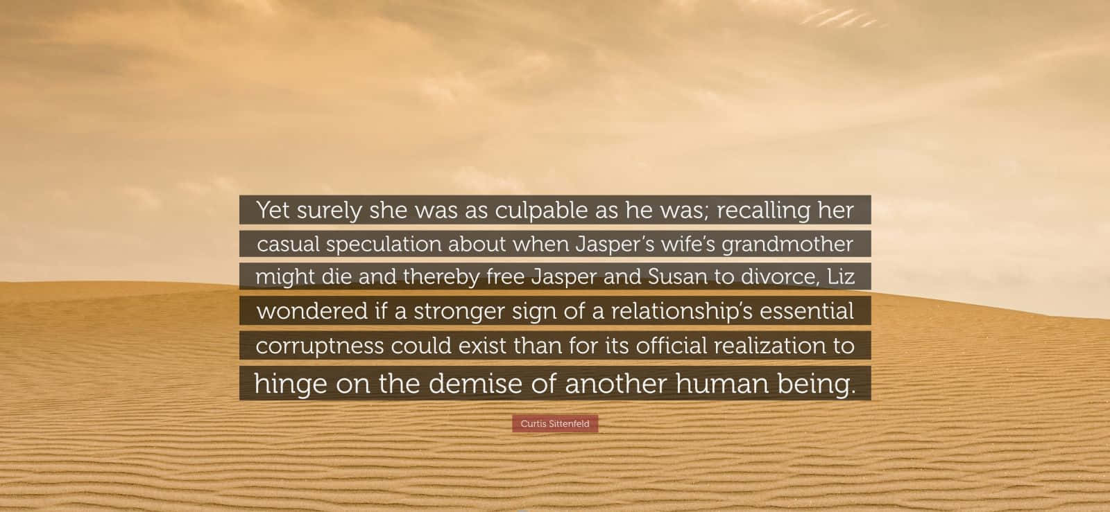 Desert Reflectionson Culpability Wallpaper