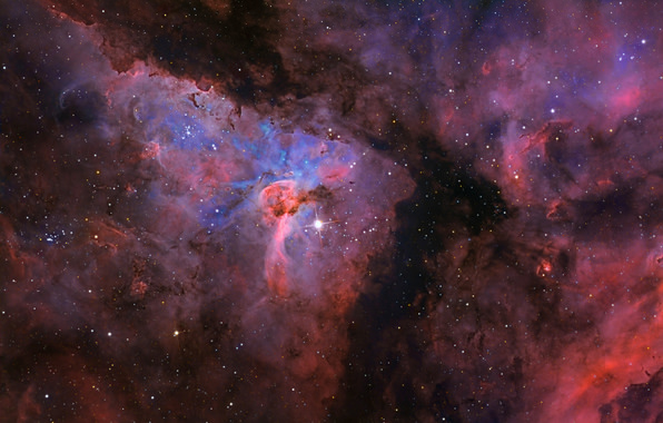 Wallpaper The Carina Nebula Ngc3372 Constellation Space Universe
