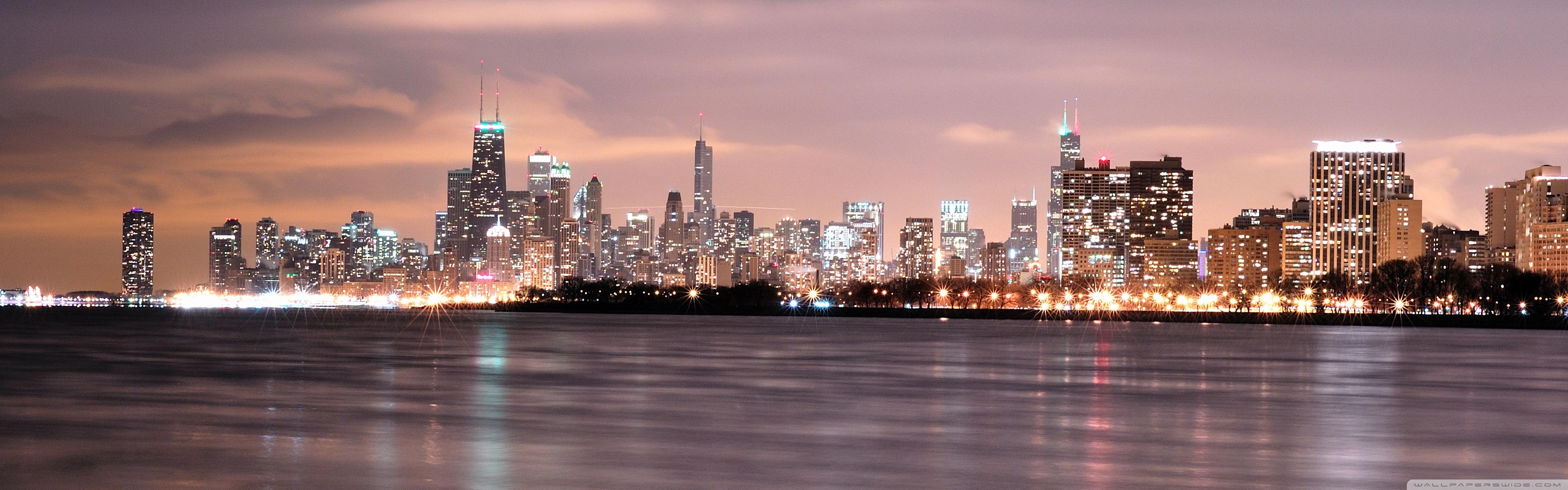 Chicago Skyline Ultra HD Desktop Background