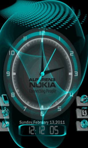 3d clock wallpaper for android phone
