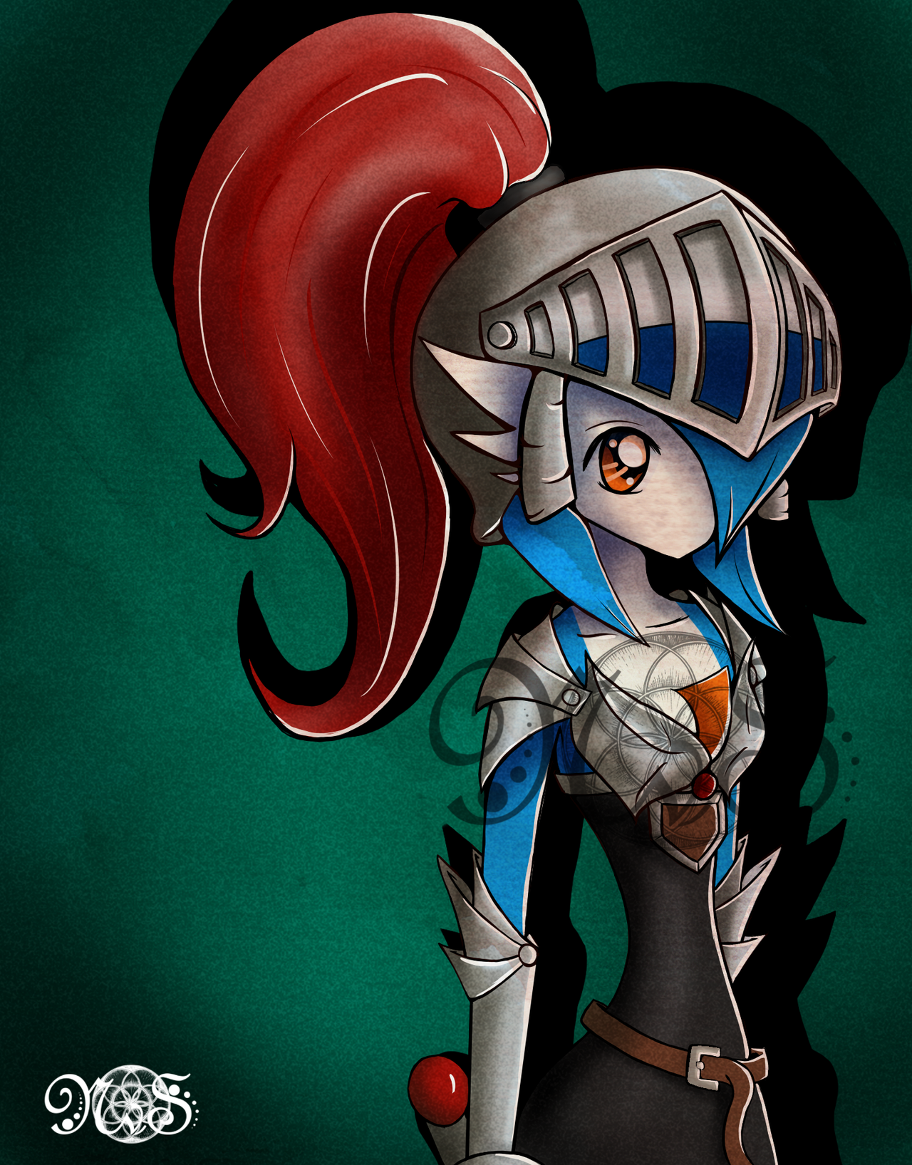 Shiny Gardevoir Knight by EnviousStarling on