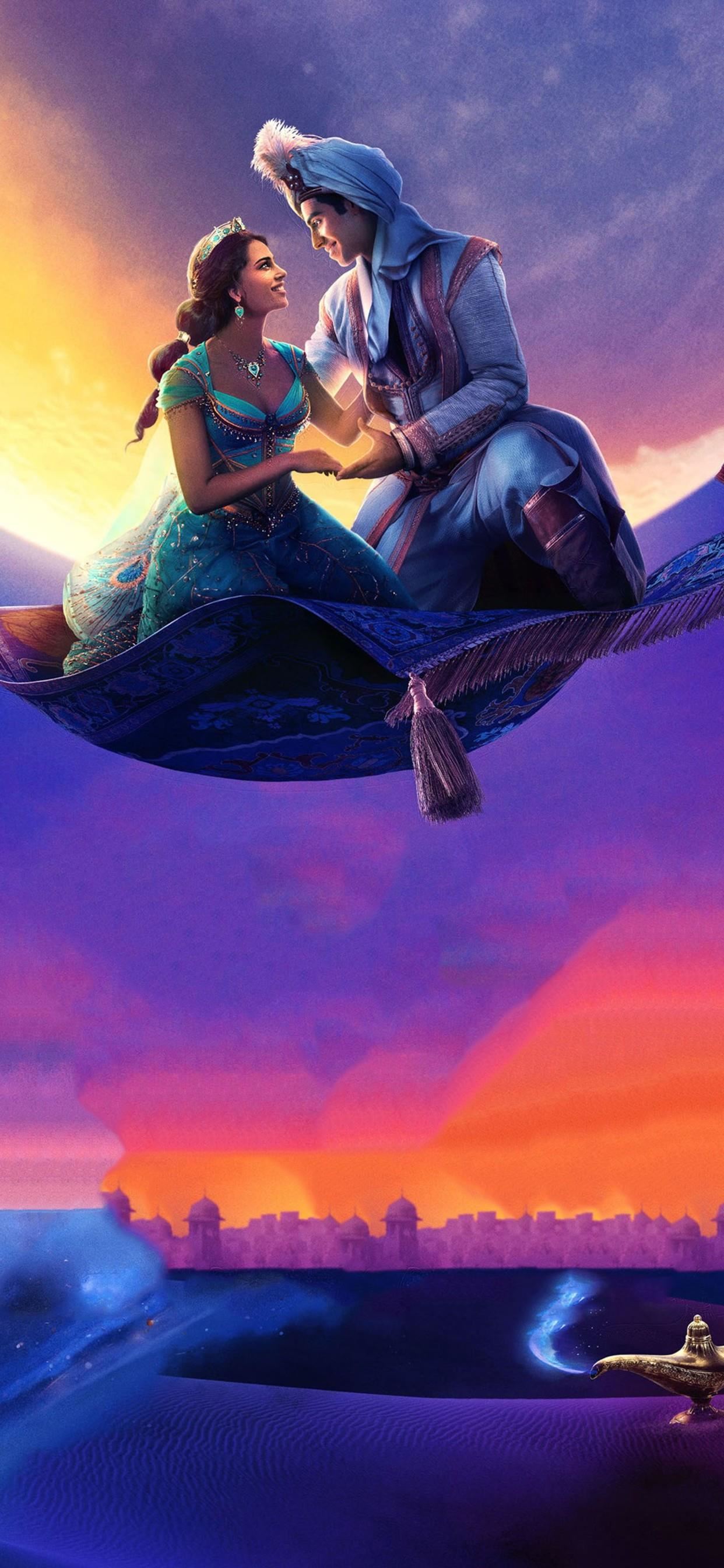Aladdin 4k Movie iPhone Se Wallpaper