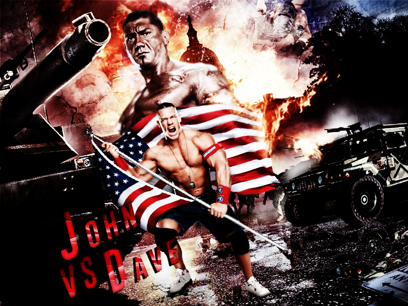 John Cena And Batista Wallpaper Vs Dave By