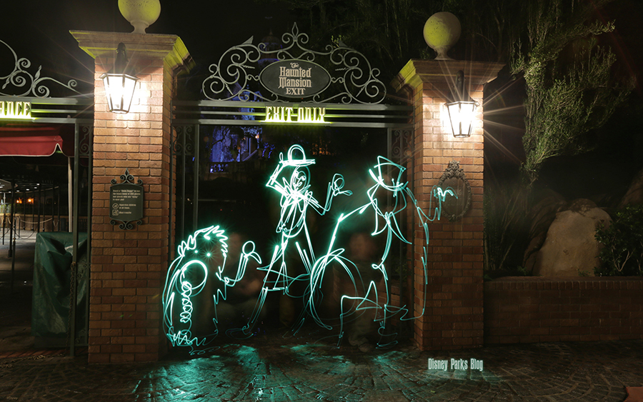 Disney Parks Light Painting Wallpaper