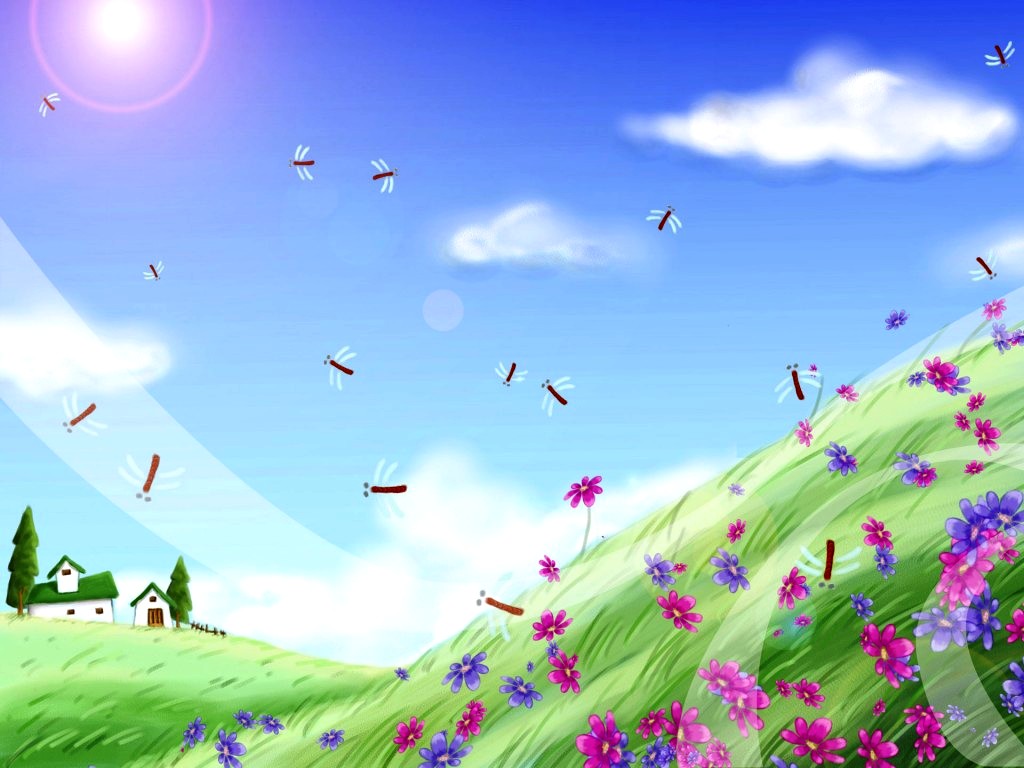 Animated Spring Wallpaper Which Is Under The