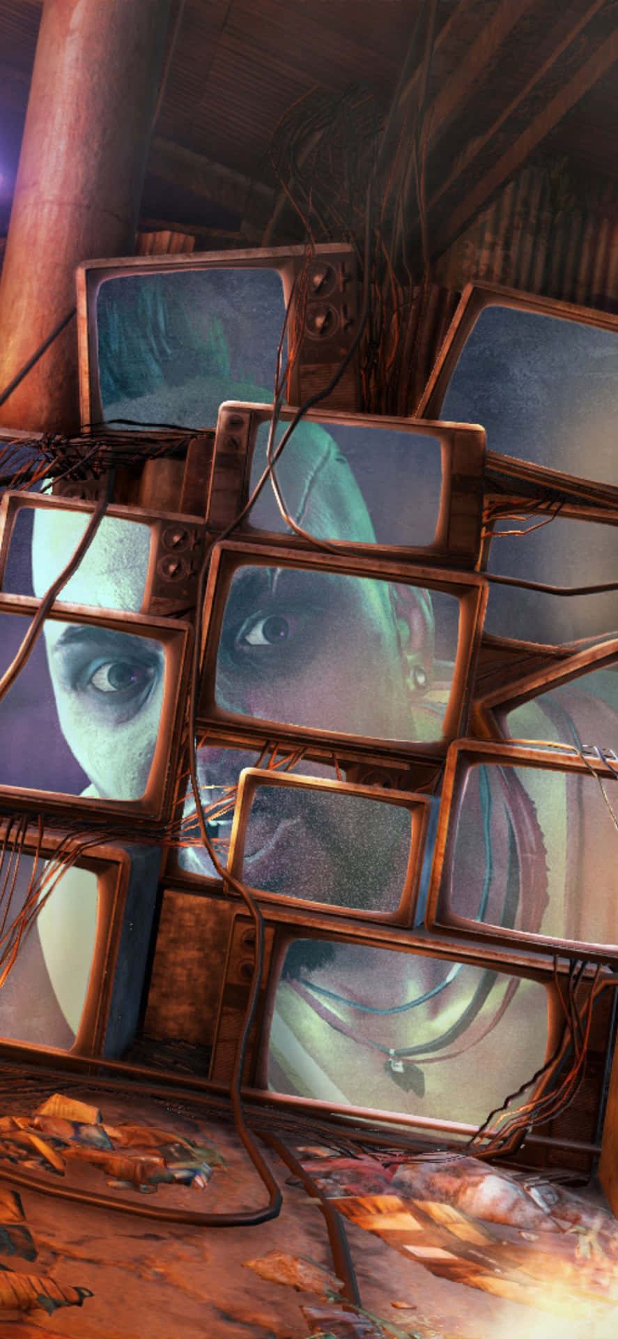 iPhone X Far Cry Multiple Screens Background Wallpaper