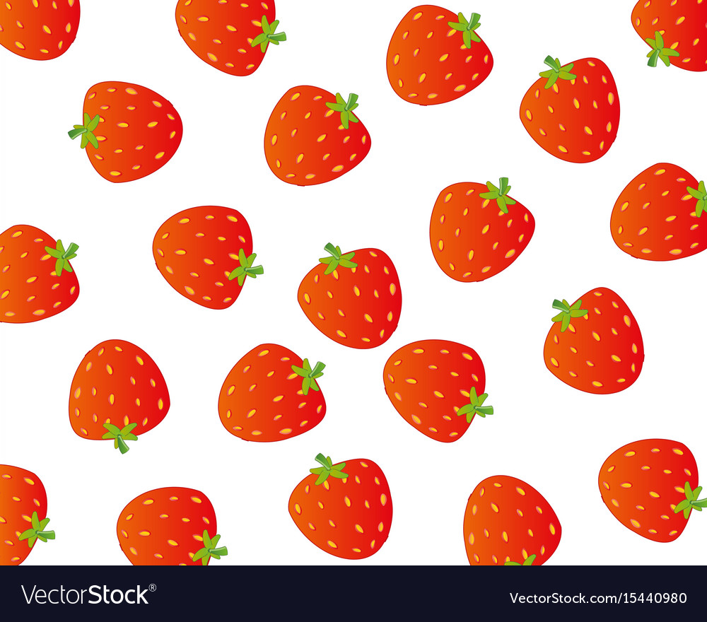 Abstract Strawberry Background Royalty Vector Image