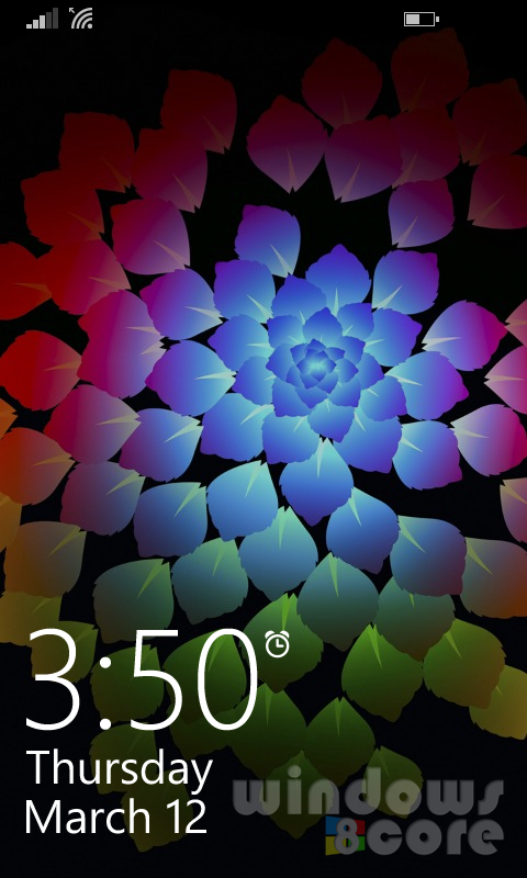 Lumia Windows Phone Lock Screen And Start Wallpaper Image