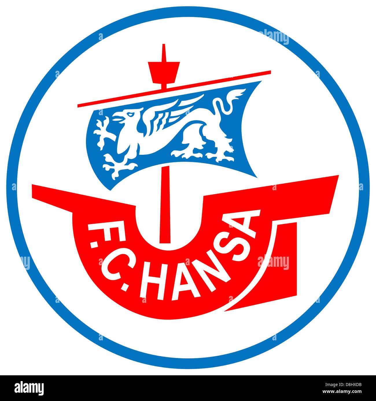 Logo of German football team FC Hansa Rostock Stock Photo   Alamy