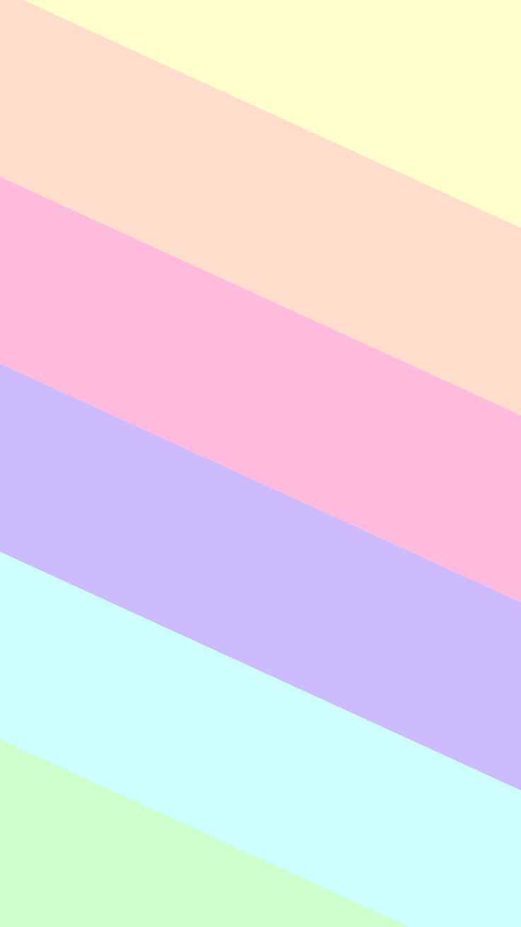 Pastel iPhone Rainbow Wallpaper