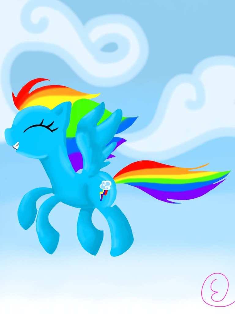 Rainbow Dash iPhone Wallpaper By Emily234
