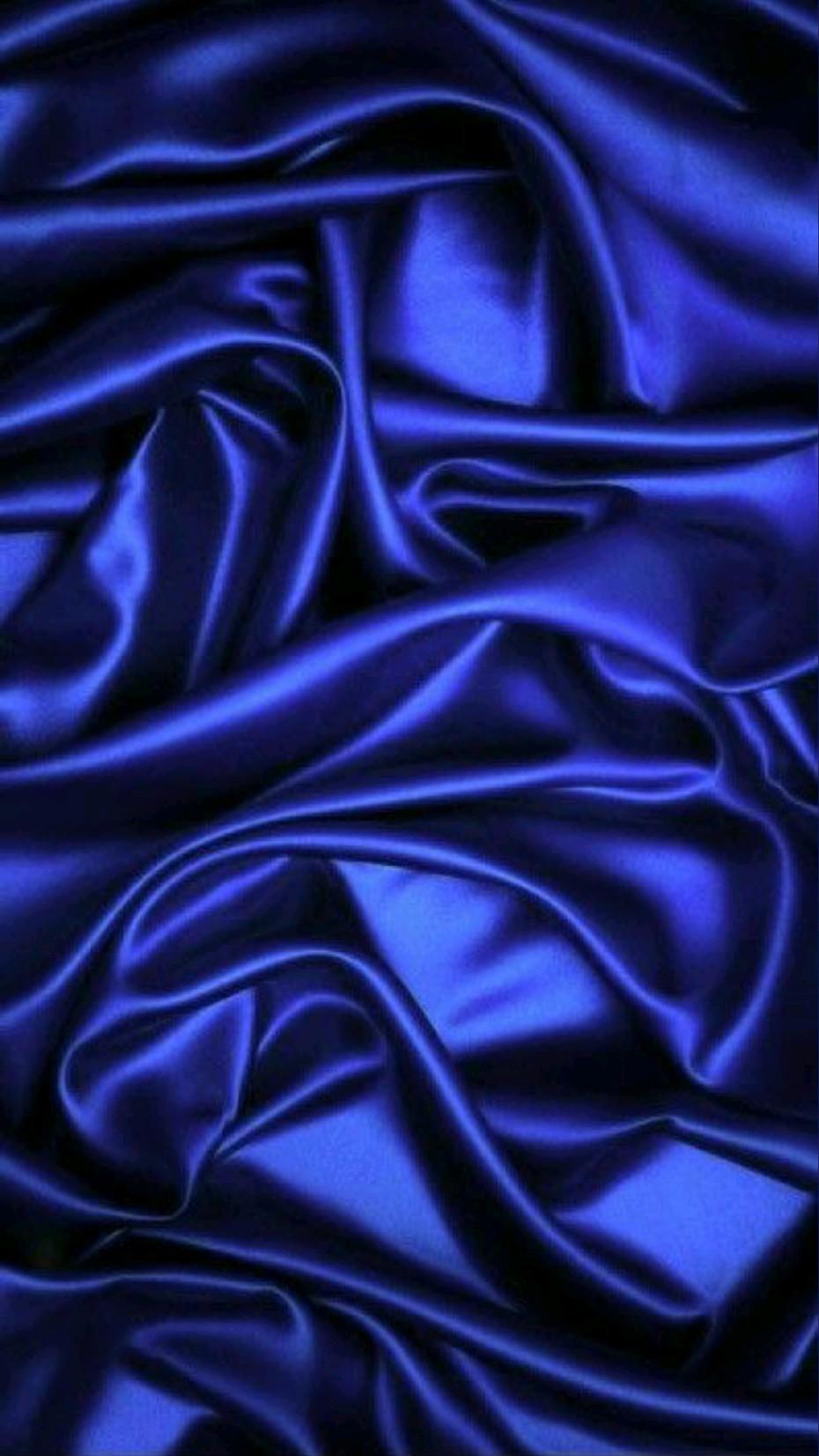 Satin Silk Saree Blue Aesthetic Dark Wallpaper
