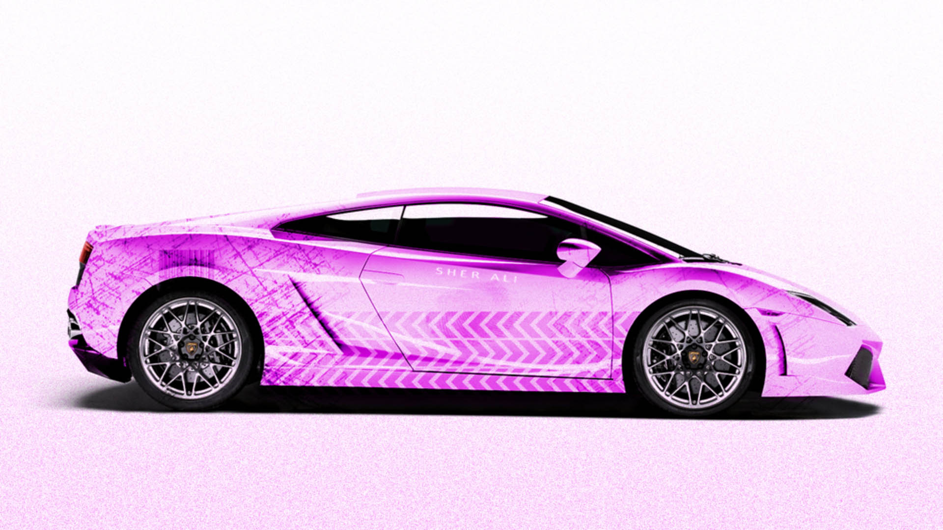 Pink Lamborghini Aventador Wallpaper Image
