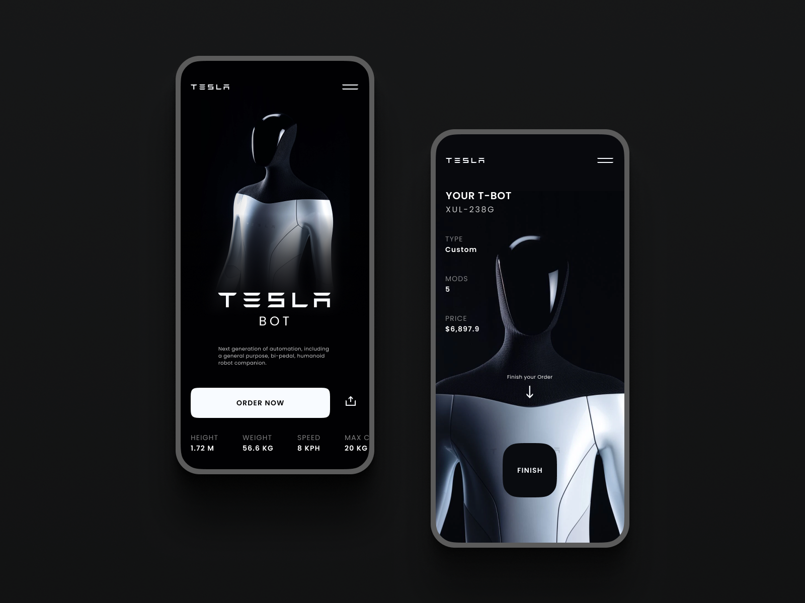Tesla Bot Mobile App By Arthur K On Dribbble