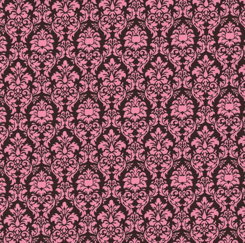Pink And Black Damask Graphics Code Ments