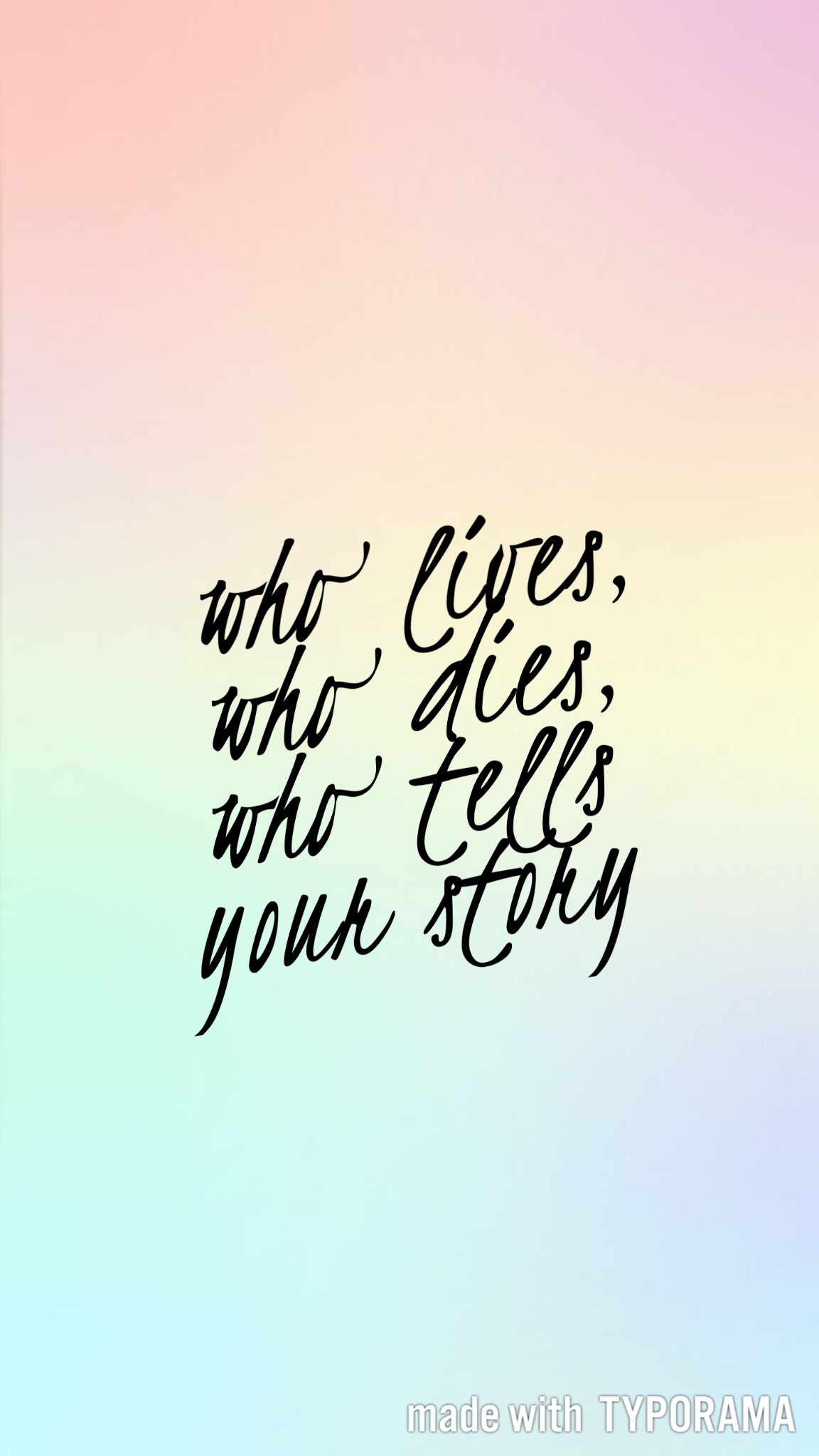 A gradient pastel background with a handwritten script that asks, 