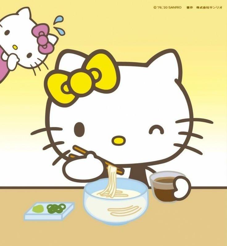 Ciao Salut Hello Kitty Background Pictures