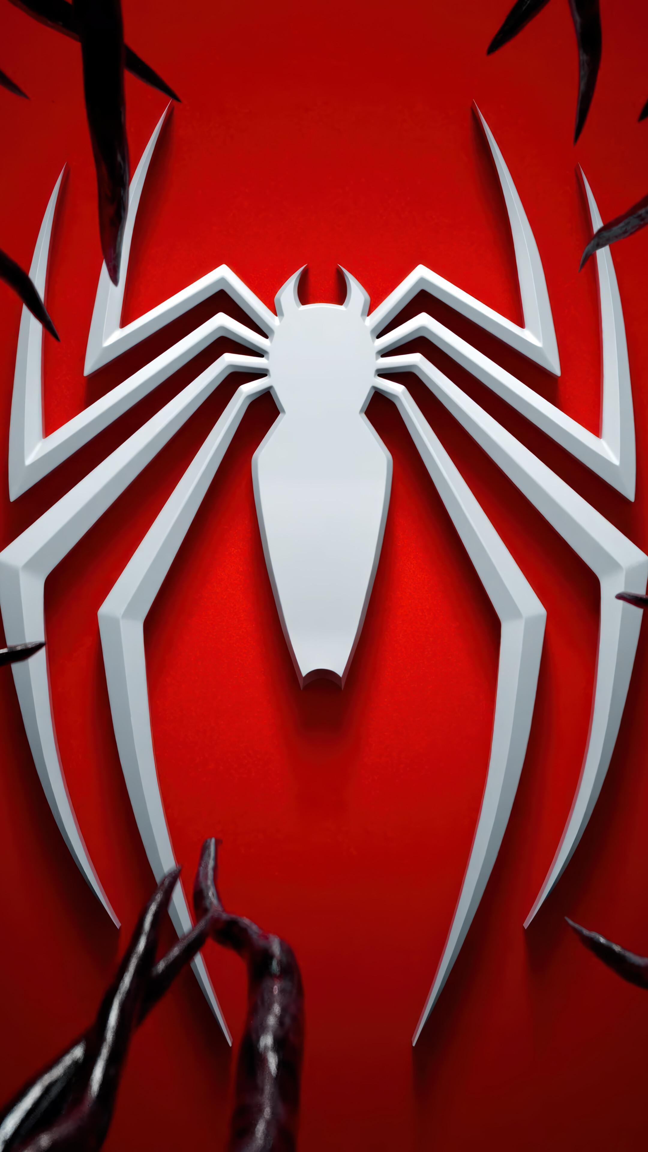 Marvel S Spider Man Logo Venom Symbiote 4k Wallpaper iPhone HD