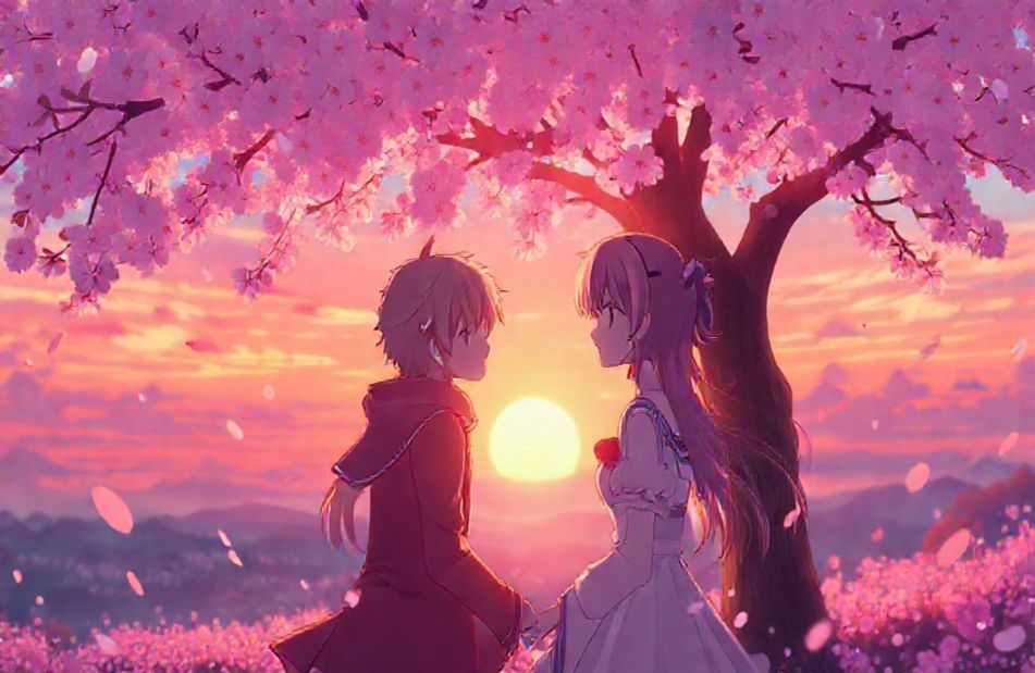 Romantic Anime Wallpaper
