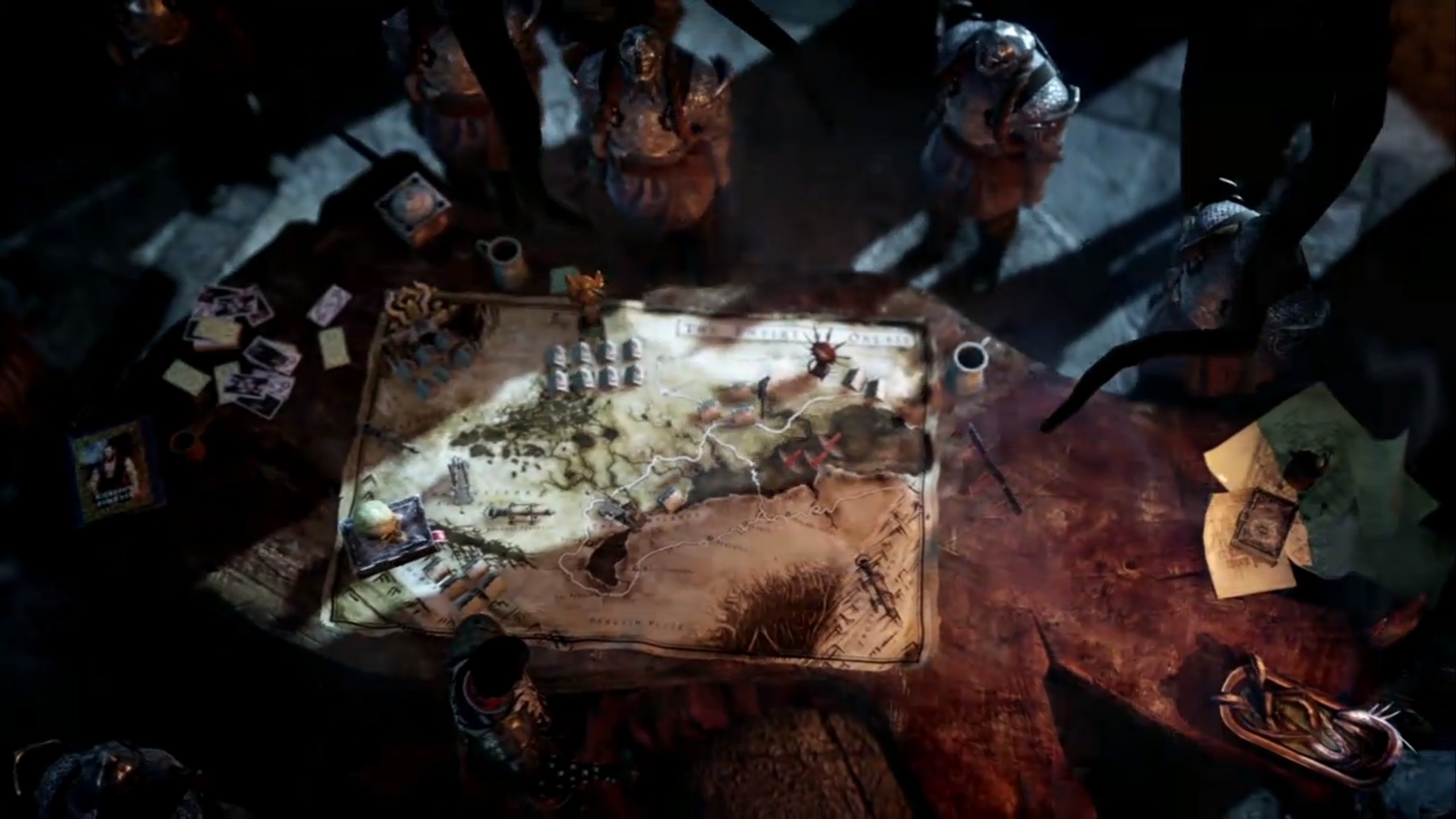 original wallpaper download Dragon Age Inquisition the map 2560x1440
