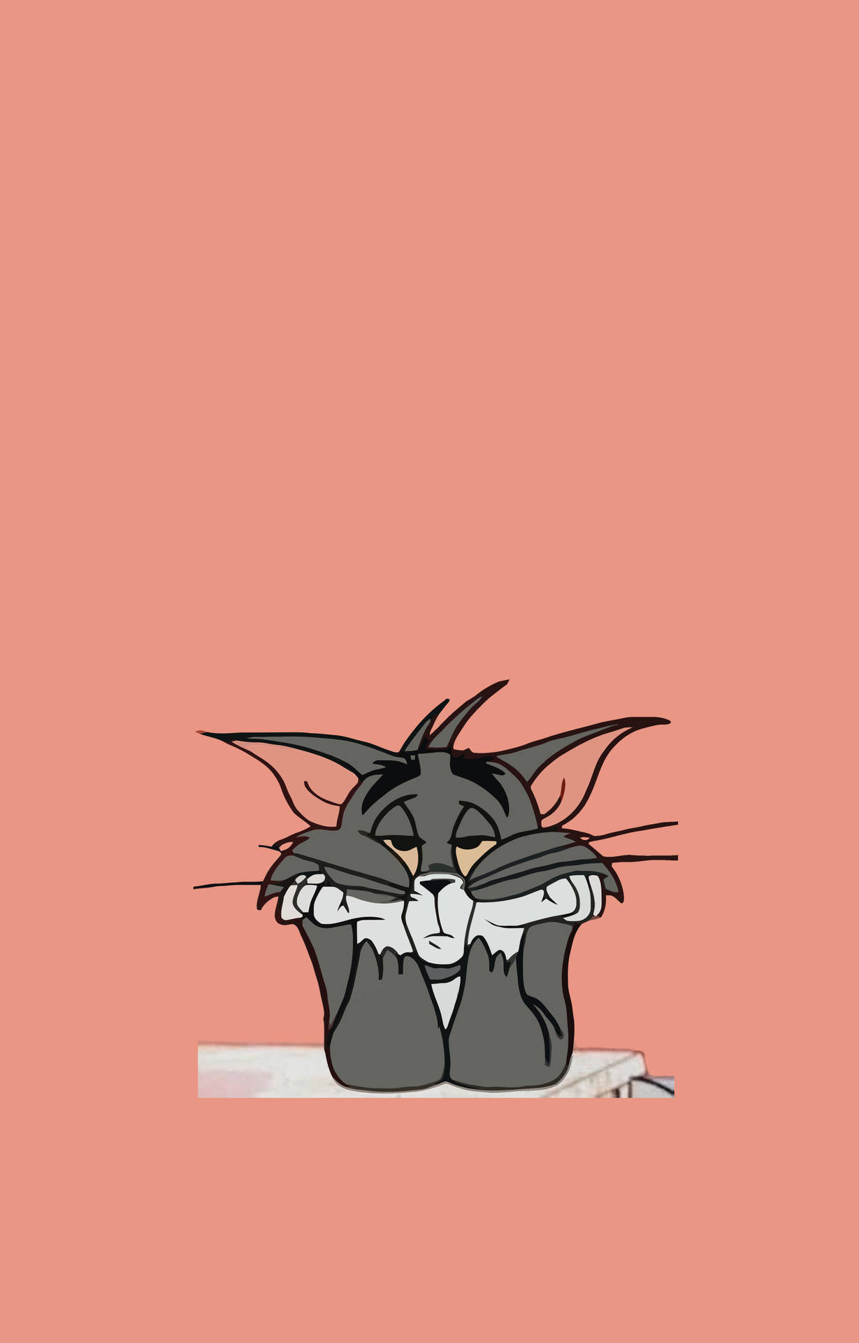Baby Pink Tom And Jerry Aesthetic Wallpaper