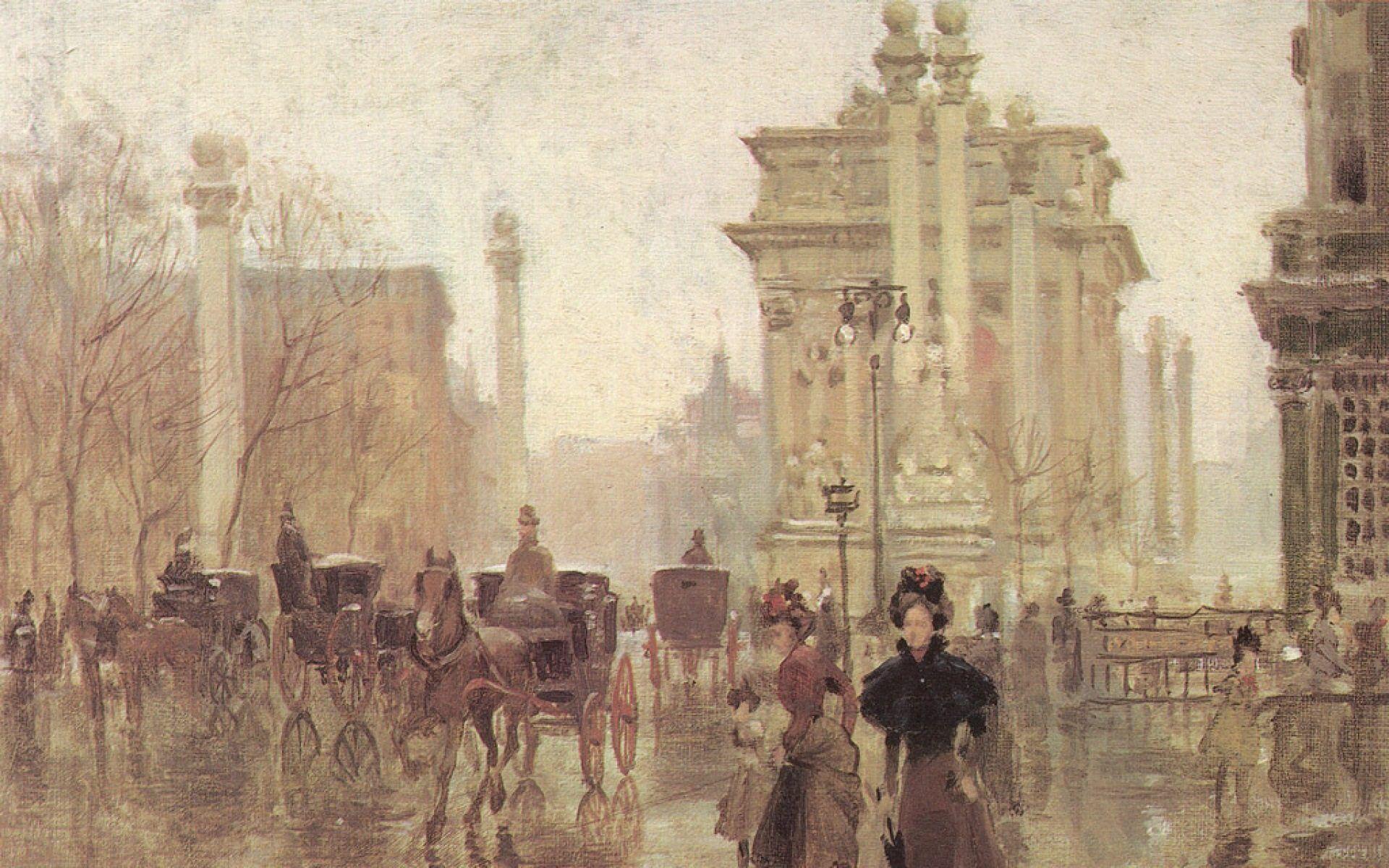 Impressionist Wallpaper On