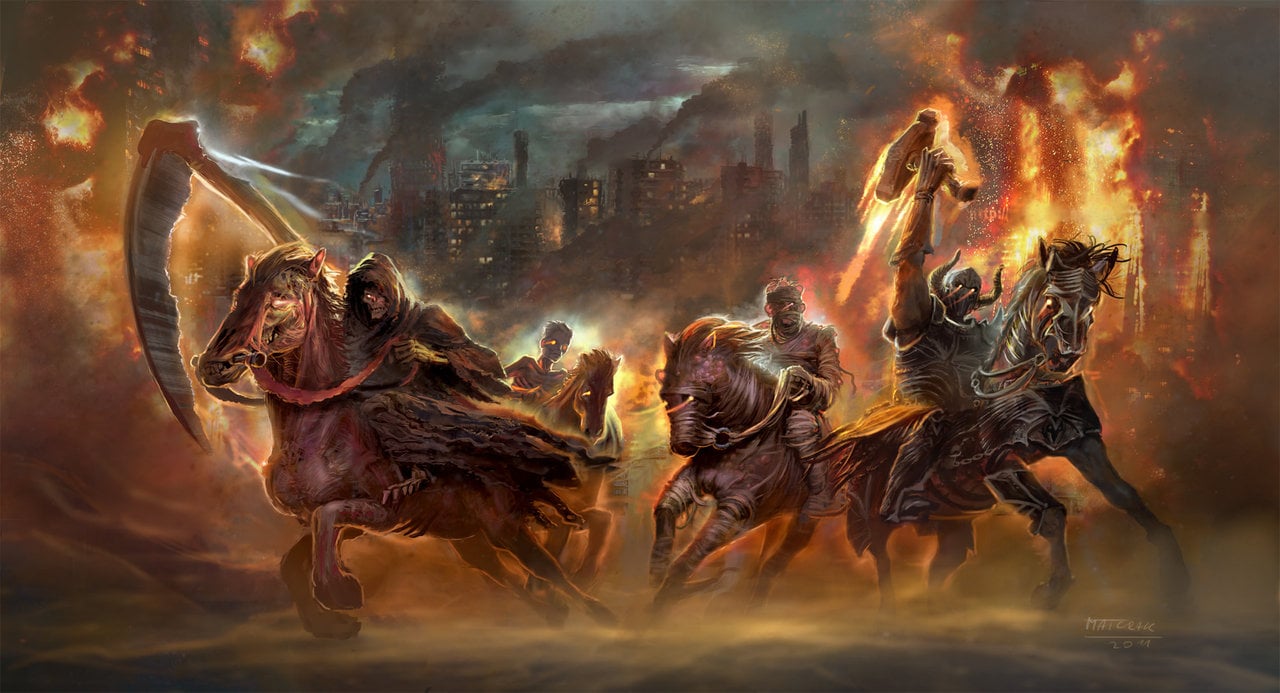  horsemen of the apocalypse by MatchackDarksiders 4 Horsemen Wallpaper 1280x693