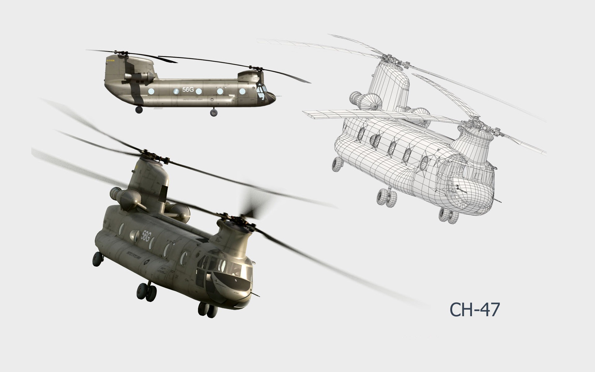 Military Boeing Ch Chinook Wallpaper