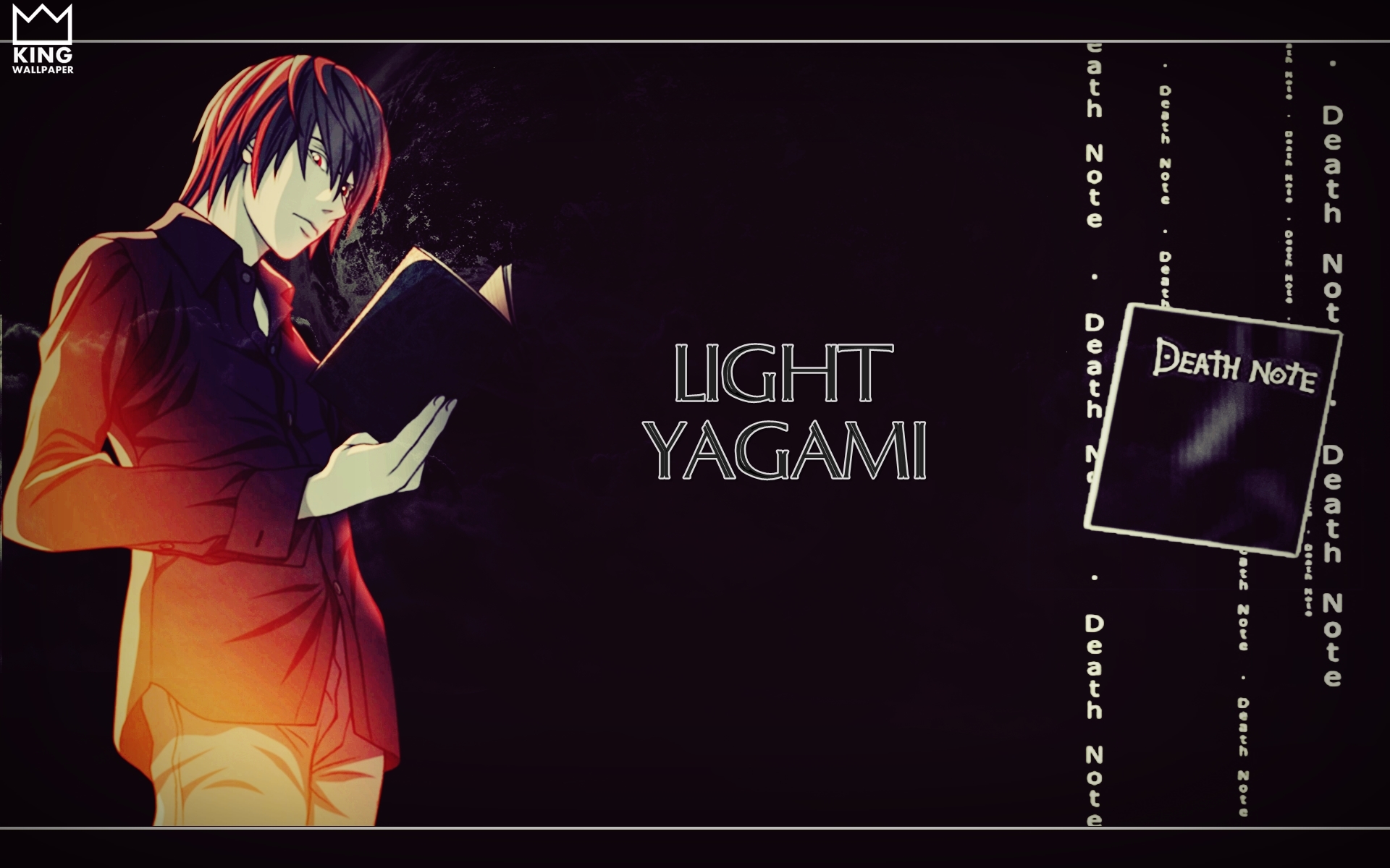 Light Yagami Wallpaper Death Note By Kingwallpaper On