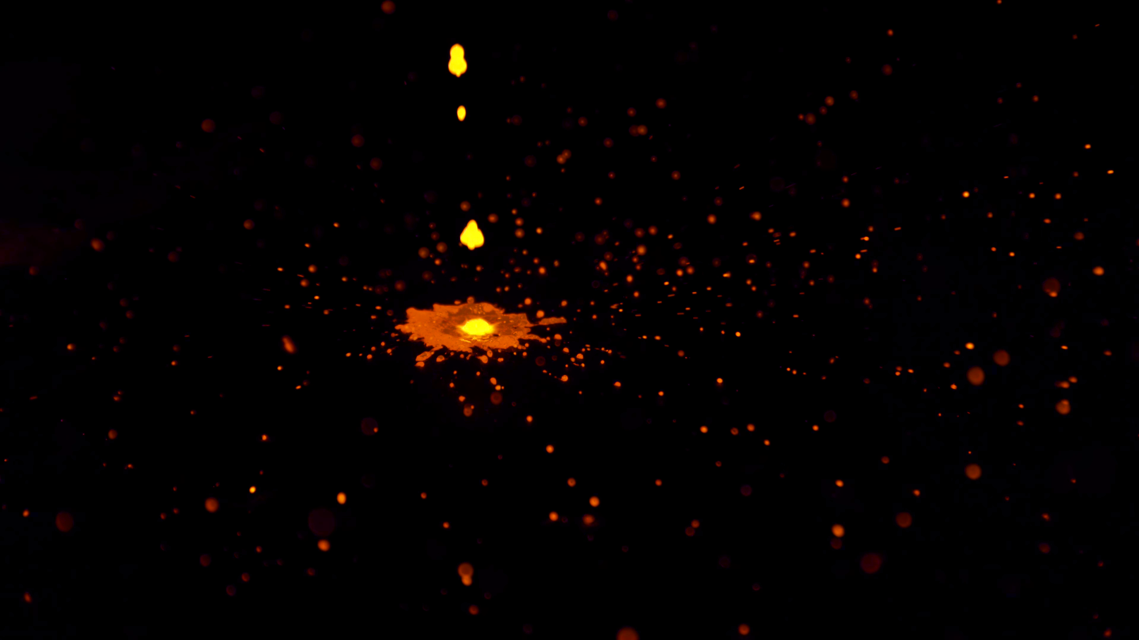 Wallpaper I Snagged From The Slow Mo Guys Molten Copper Video