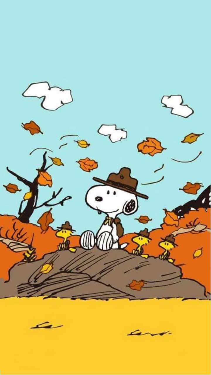 Get Ready For Thanksgiving With Snoopy Wallpaper