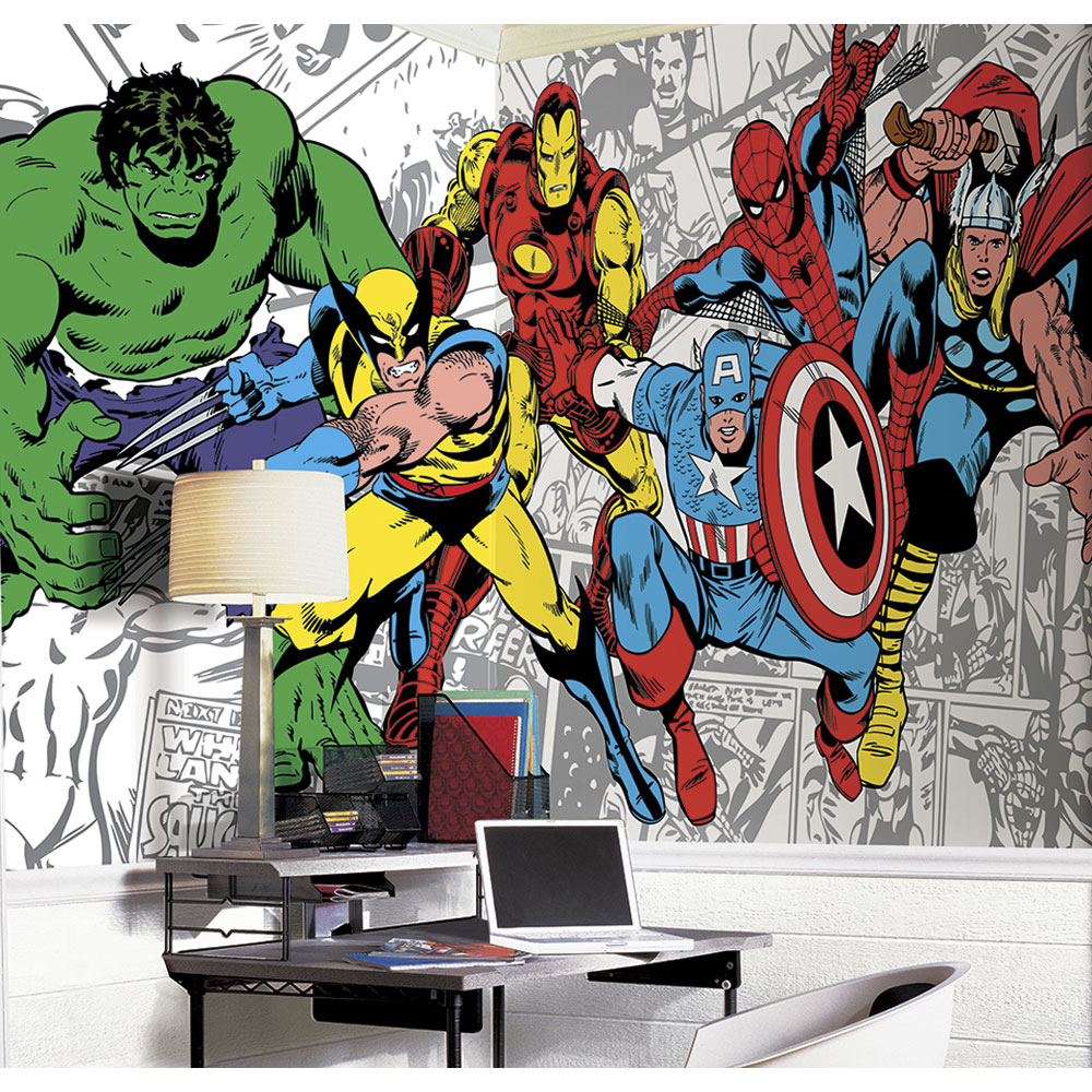 Marvel Ics Wall Decals Totally Kids Bedrooms