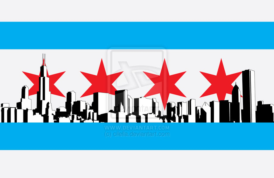 chicago flag by cilella on