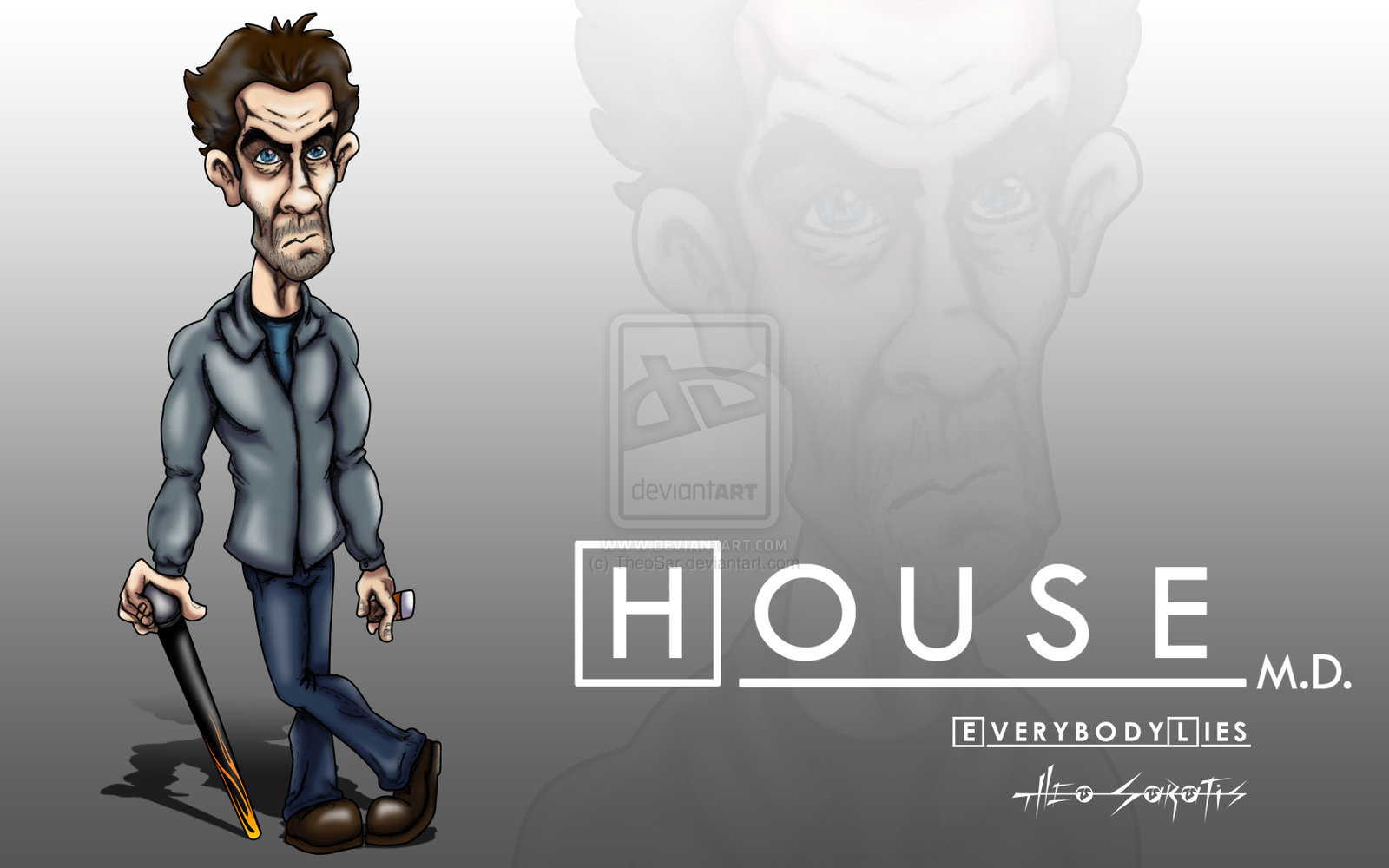 House Md Wallpaper White By Theosar